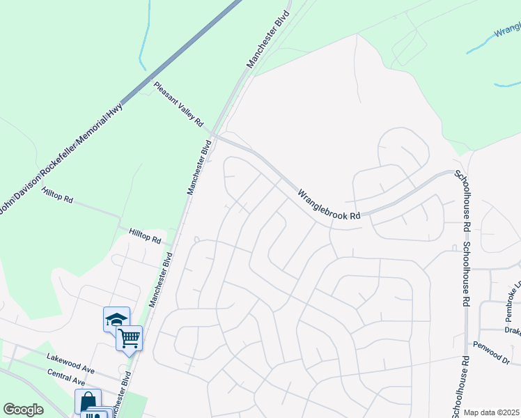 map of restaurants, bars, coffee shops, grocery stores, and more near 157 C Hudson Parkway in Manchester Township