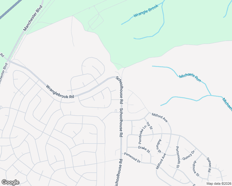 map of restaurants, bars, coffee shops, grocery stores, and more near 2B Oxford Place in Manchester Township