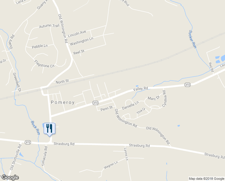 map of restaurants, bars, coffee shops, grocery stores, and more near 5 Eastern Avenue in Coatesville