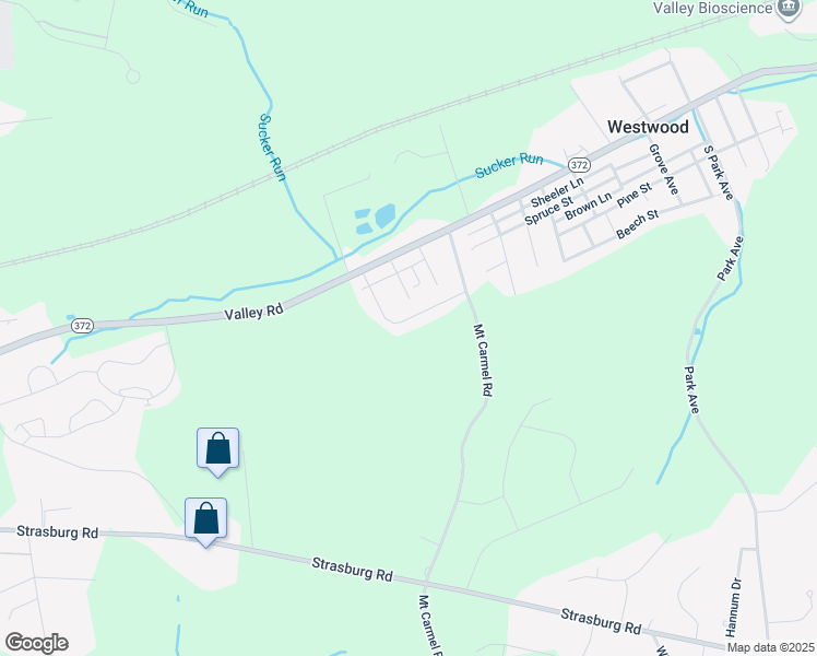 map of restaurants, bars, coffee shops, grocery stores, and more near 124 Maple Avenue in Coatesville