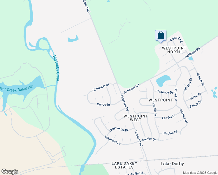 map of restaurants, bars, coffee shops, grocery stores, and more near 8873 Stillwater Drive in Galloway