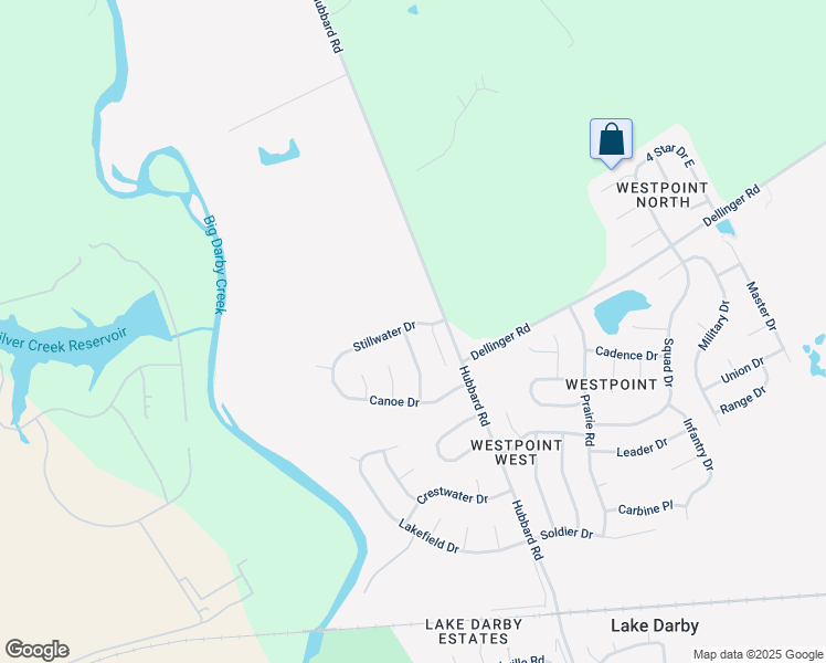 map of restaurants, bars, coffee shops, grocery stores, and more near 8873 Stillwater Drive in Galloway