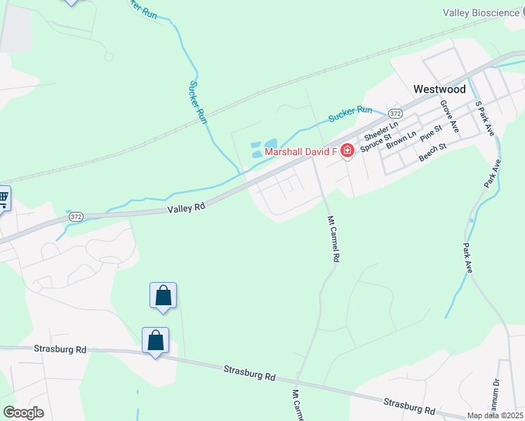 map of restaurants, bars, coffee shops, grocery stores, and more near 32 Maple Avenue in Coatesville