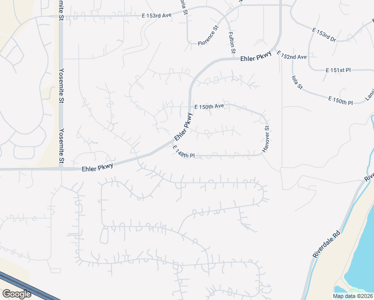 map of restaurants, bars, coffee shops, grocery stores, and more near 9877 East 148th Place in Brighton