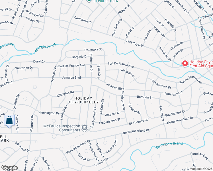 map of restaurants, bars, coffee shops, grocery stores, and more near 478 Jamaica Boulevard in Toms River