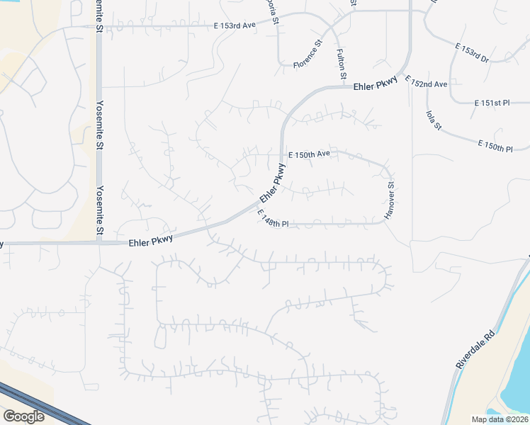 map of restaurants, bars, coffee shops, grocery stores, and more near 9877 East 148th Place in Brighton