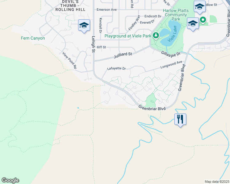map of restaurants, bars, coffee shops, grocery stores, and more near 1950 Tincup Court in Boulder
