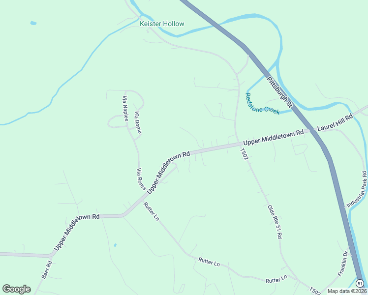 map of restaurants, bars, coffee shops, grocery stores, and more near 587 Upper Middletown Road in Smock