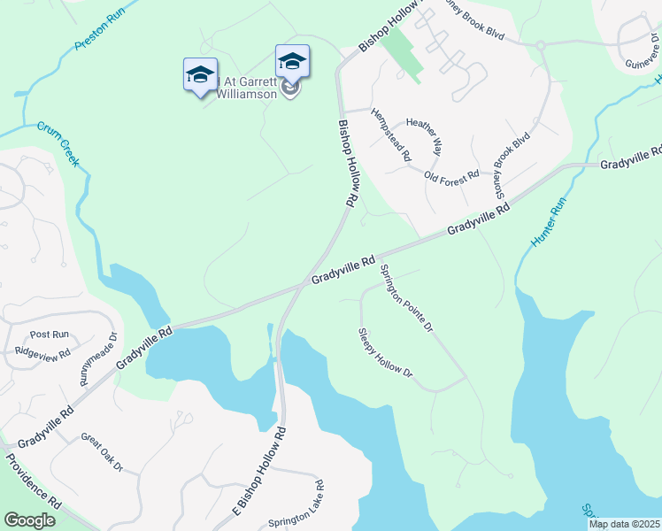 map of restaurants, bars, coffee shops, grocery stores, and more near 3881 Gradyville Road in Newtown Square