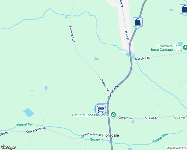 map of restaurants, bars, coffee shops, grocery stores, and more near 90 Fairmount Road in Aspers
