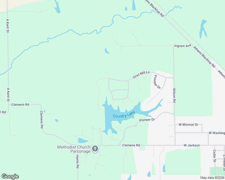 map of restaurants, bars, coffee shops, grocery stores, and more near 124 Wagon Wheel Circle in Athens