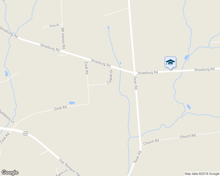 map of restaurants, bars, coffee shops, grocery stores, and more near 488 Cygnet Drive in Atglen