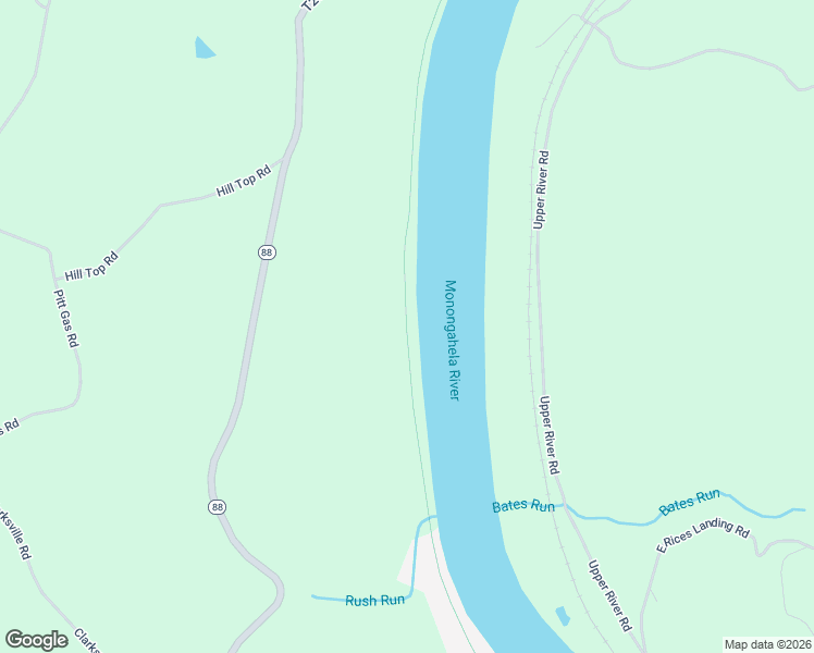 map of restaurants, bars, coffee shops, grocery stores, and more near Greene River Trail in Clarksville