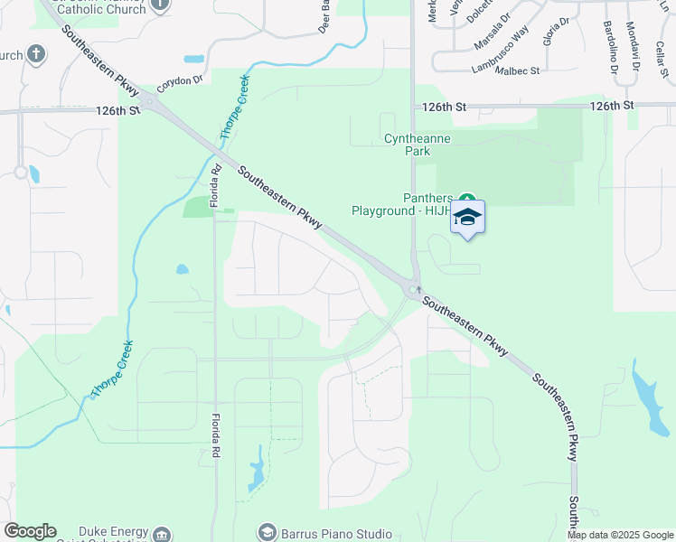 map of restaurants, bars, coffee shops, grocery stores, and more near 15505 Whelchel Drive in Fishers