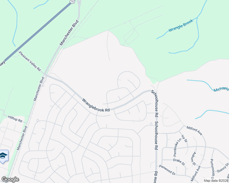 map of restaurants, bars, coffee shops, grocery stores, and more near 14B Spring Street in Jackson Township