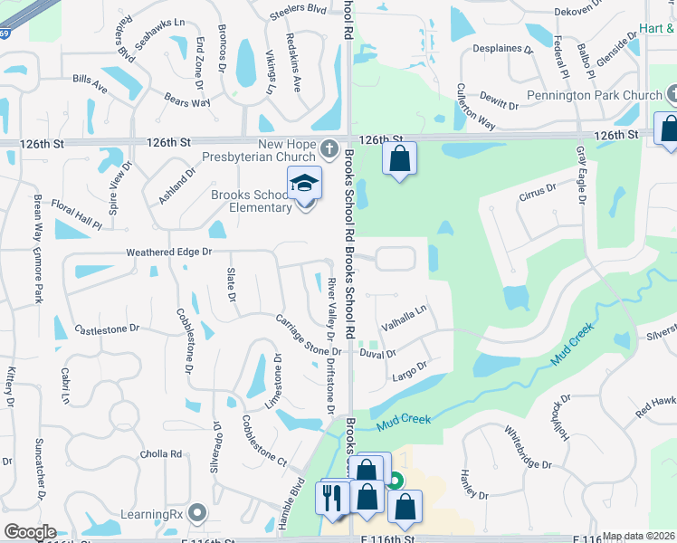 map of restaurants, bars, coffee shops, grocery stores, and more near 12305 Driftstone Drive in Fishers