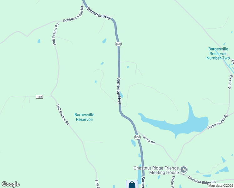 map of restaurants, bars, coffee shops, grocery stores, and more near 60048 Somerton Highway in Barnesville