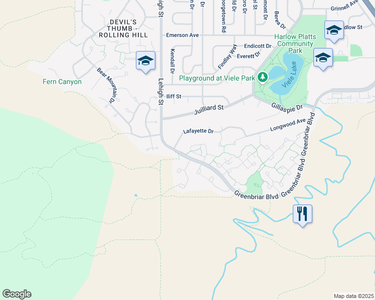 map of restaurants, bars, coffee shops, grocery stores, and more near 2847 Tincup Circle in Boulder