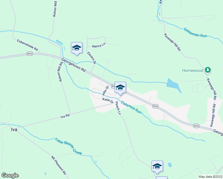 map of restaurants, bars, coffee shops, grocery stores, and more near 2 Tucker Drive in Ronks