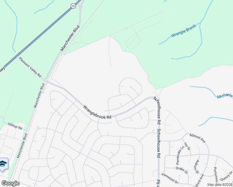 map of restaurants, bars, coffee shops, grocery stores, and more near 14B Spring Street in Jackson Township