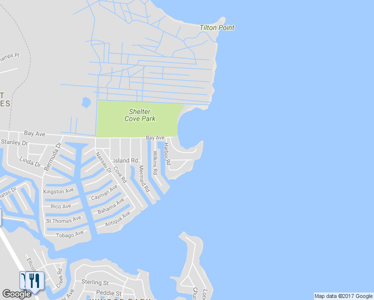 map of restaurants, bars, coffee shops, grocery stores, and more near 9 Cove Point Road in Toms River