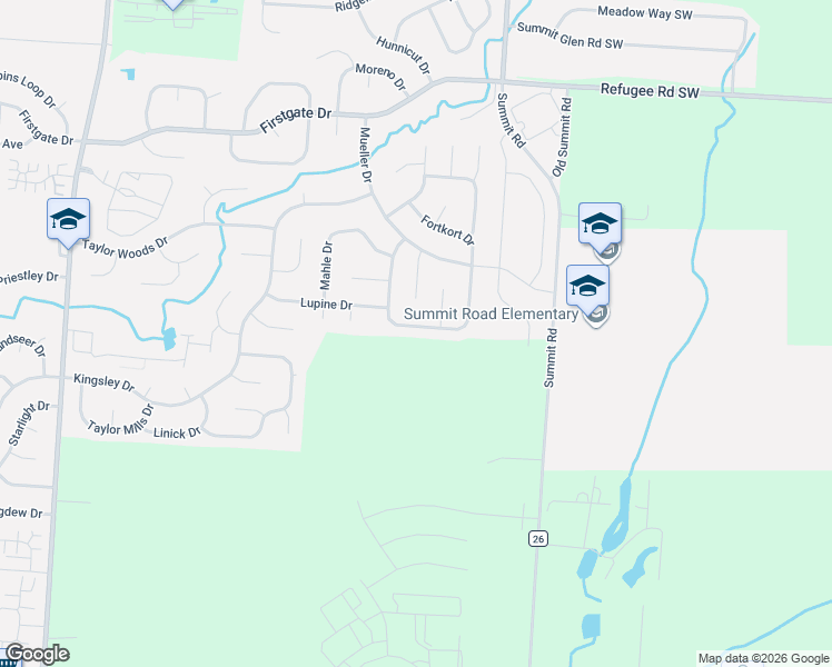 map of restaurants, bars, coffee shops, grocery stores, and more near 1135 Mastell Drive in Reynoldsburg