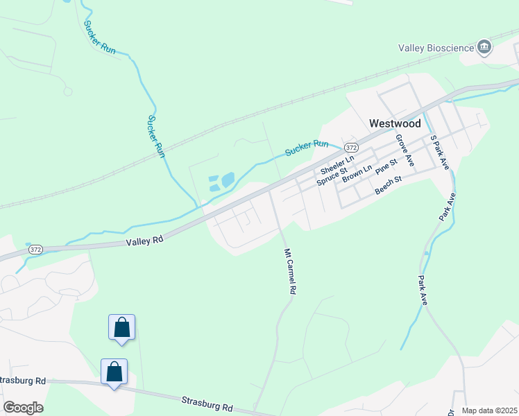 map of restaurants, bars, coffee shops, grocery stores, and more near 25 Linden Street in Coatesville