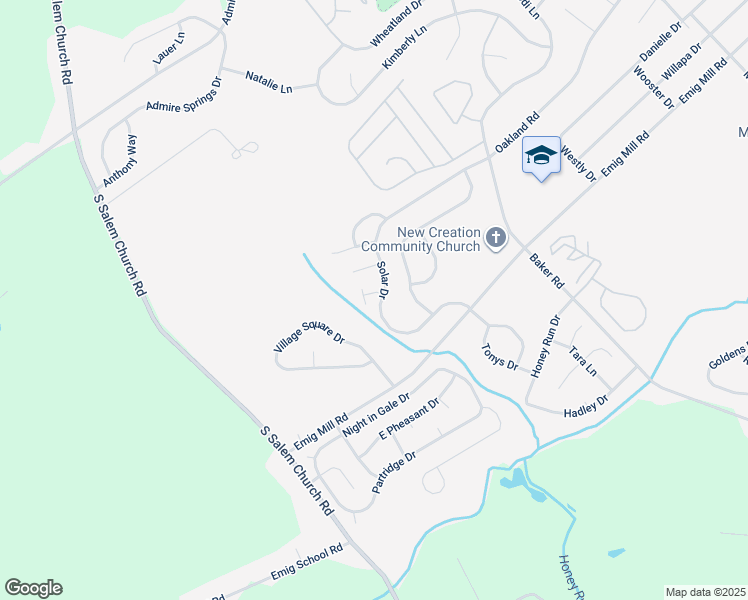 map of restaurants, bars, coffee shops, grocery stores, and more near 3118 Equinox Road in Dover