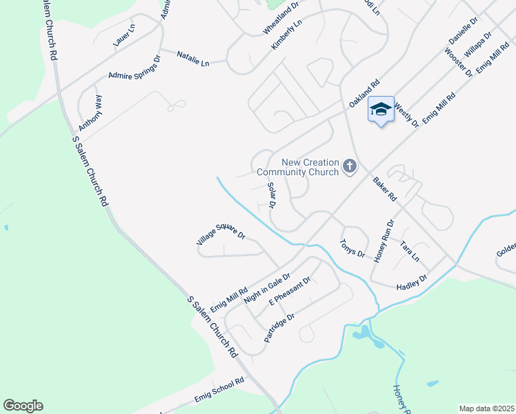 map of restaurants, bars, coffee shops, grocery stores, and more near 3113 Equinox Road in Dover