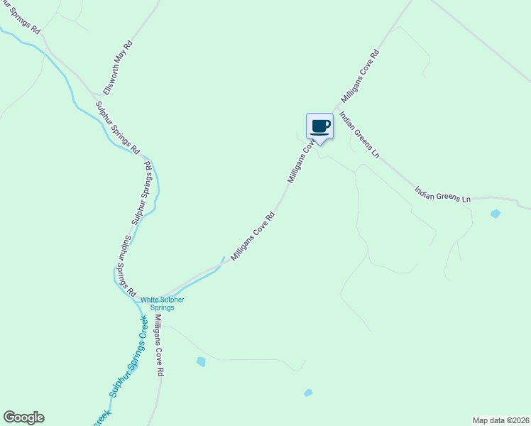 map of restaurants, bars, coffee shops, grocery stores, and more near 4798 Milligans Cove Road in Manns Choice