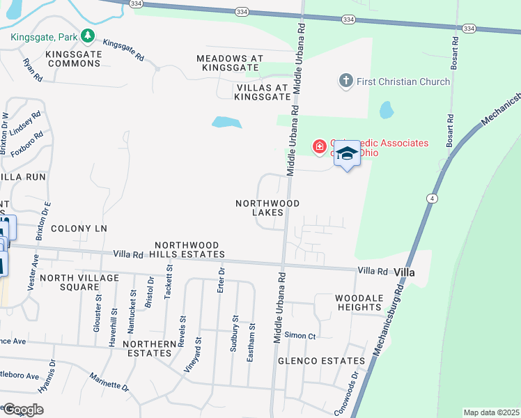 map of restaurants, bars, coffee shops, grocery stores, and more near 1941 Wedgewood Circle in Springfield