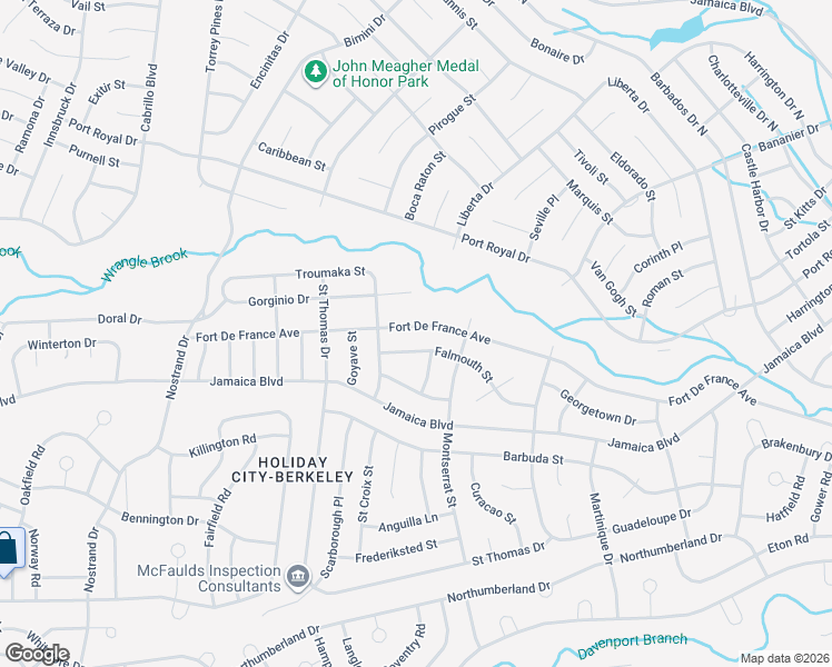 map of restaurants, bars, coffee shops, grocery stores, and more near 230 Fort De France Avenue in Toms River