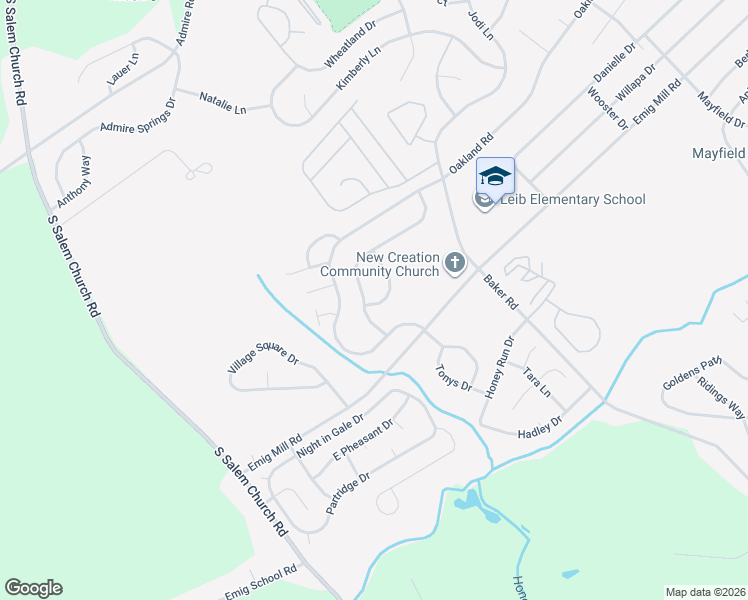 map of restaurants, bars, coffee shops, grocery stores, and more near 2949 Milky Way in Dover