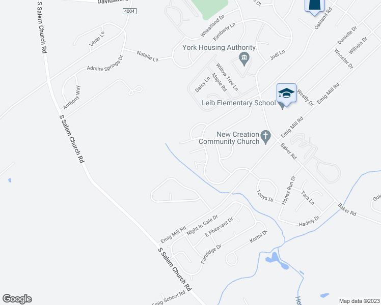 map of restaurants, bars, coffee shops, grocery stores, and more near 3122 Galaxy Road in Dover