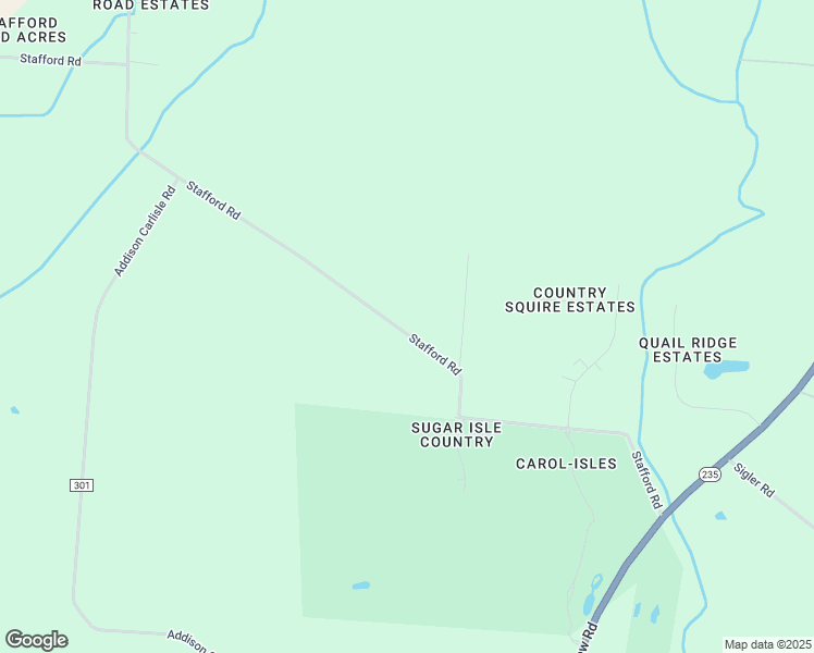 map of restaurants, bars, coffee shops, grocery stores, and more near 11612 Stafford Road in New Carlisle