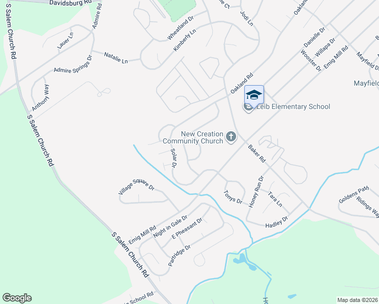 map of restaurants, bars, coffee shops, grocery stores, and more near 2949 Milky Way in Dover