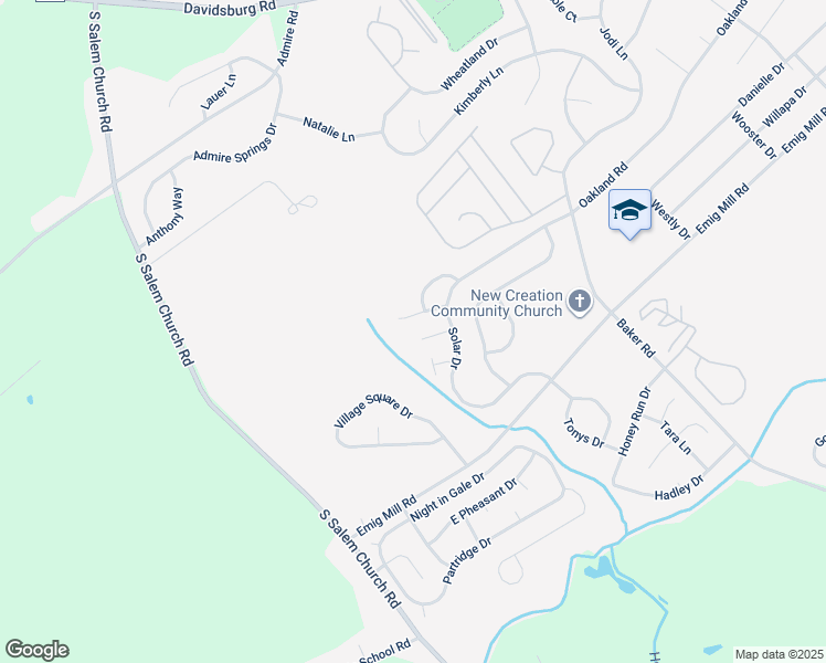 map of restaurants, bars, coffee shops, grocery stores, and more near 3110 Galaxy Road in Dover