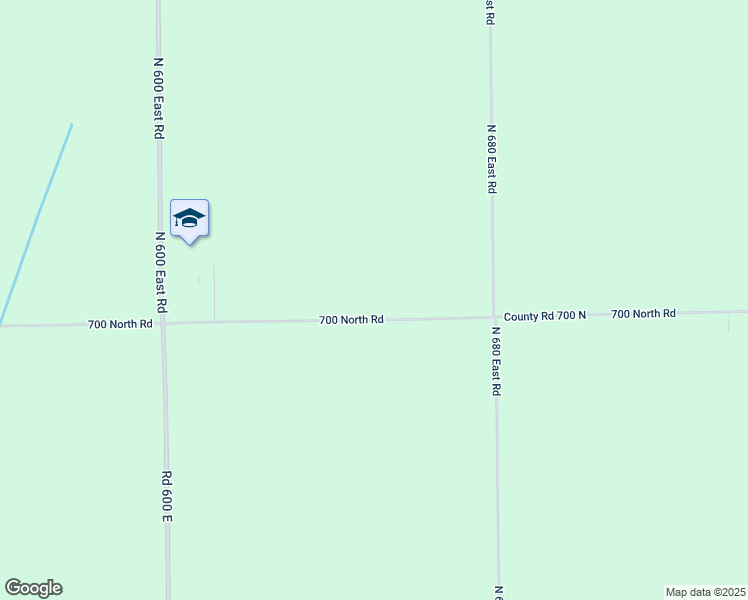 map of restaurants, bars, coffee shops, grocery stores, and more near 6125-6799 County Road 700 North in Sidell