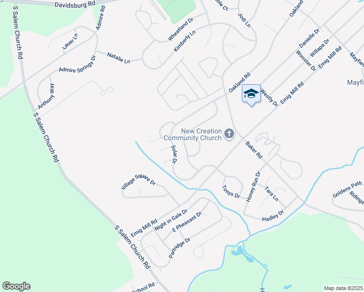 map of restaurants, bars, coffee shops, grocery stores, and more near 2958 Milky Way in Dover