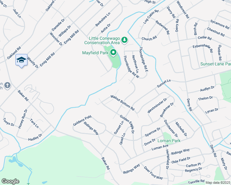 map of restaurants, bars, coffee shops, grocery stores, and more near 2315 Walnut Bottom Road in York