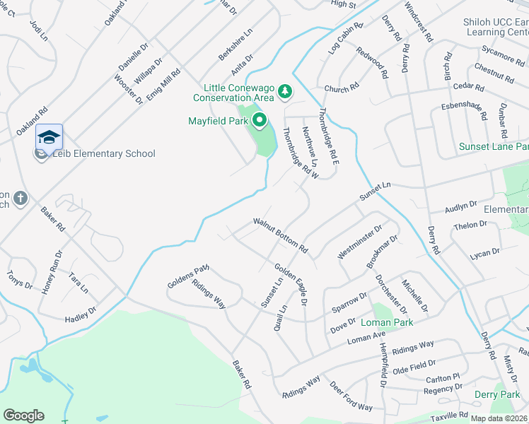 map of restaurants, bars, coffee shops, grocery stores, and more near 2281 Walnut Bottom Road in York