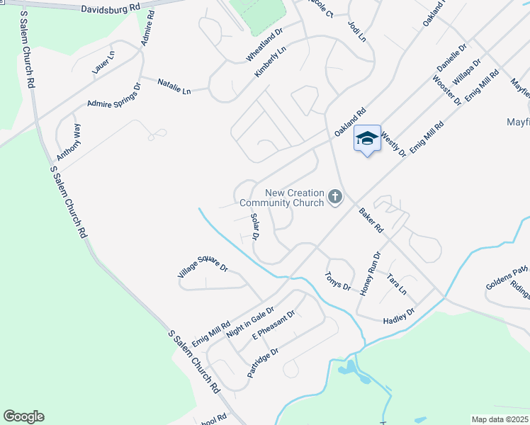 map of restaurants, bars, coffee shops, grocery stores, and more near 2960 Milky Way in Dover