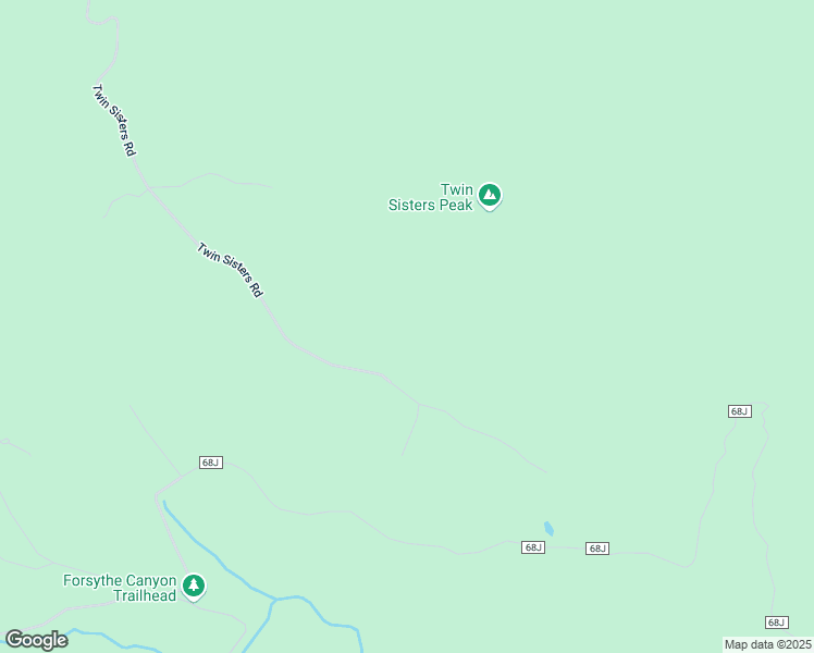 map of restaurants, bars, coffee shops, grocery stores, and more near Twin Sisters Road in Nederland