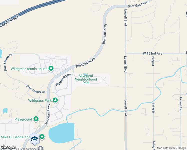 map of restaurants, bars, coffee shops, grocery stores, and more near 4110 West 149th Avenue in Broomfield