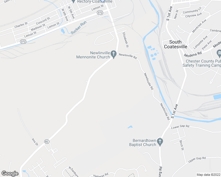 map of restaurants, bars, coffee shops, grocery stores, and more near 185 Doe Run Road in Coatesville