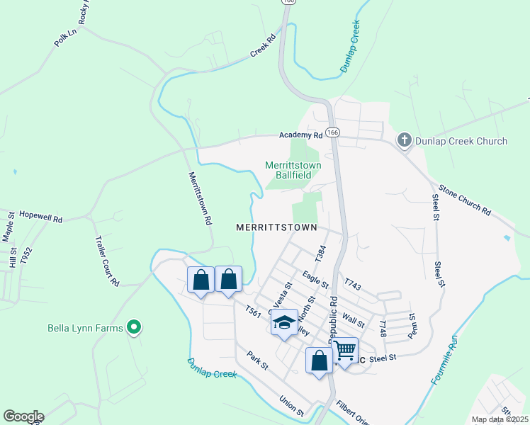 map of restaurants, bars, coffee shops, grocery stores, and more near in Fayette County