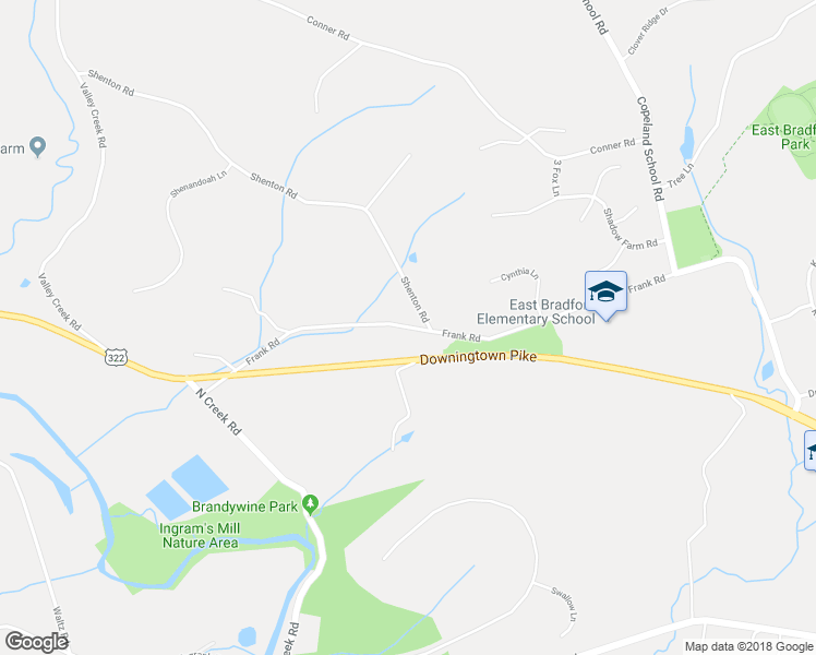 map of restaurants, bars, coffee shops, grocery stores, and more near 866 Frank Road in West Chester