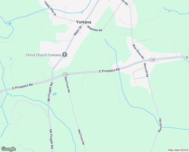 map of restaurants, bars, coffee shops, grocery stores, and more near 4584 East Prospect Road in York