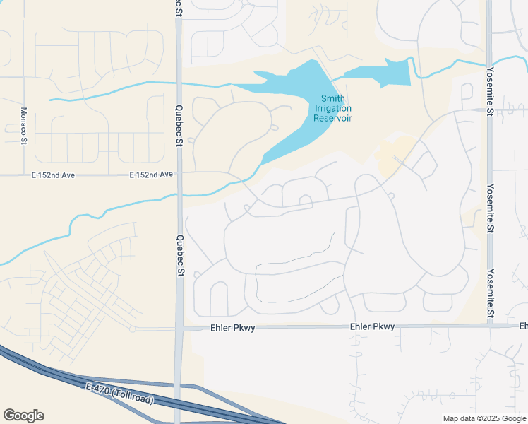 map of restaurants, bars, coffee shops, grocery stores, and more near 7713 East 151st Place in Thornton