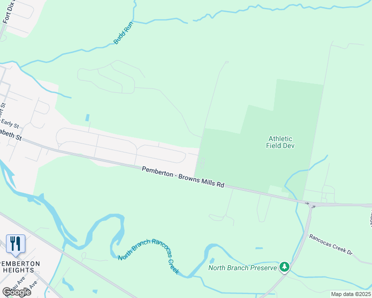 map of restaurants, bars, coffee shops, grocery stores, and more near 220 Norcross Lane in Pemberton